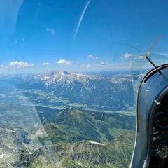 Flugwegposition um 11:40:38: Aufgenommen in der Nähe von Gössenberg, Österreich in 3118 Meter